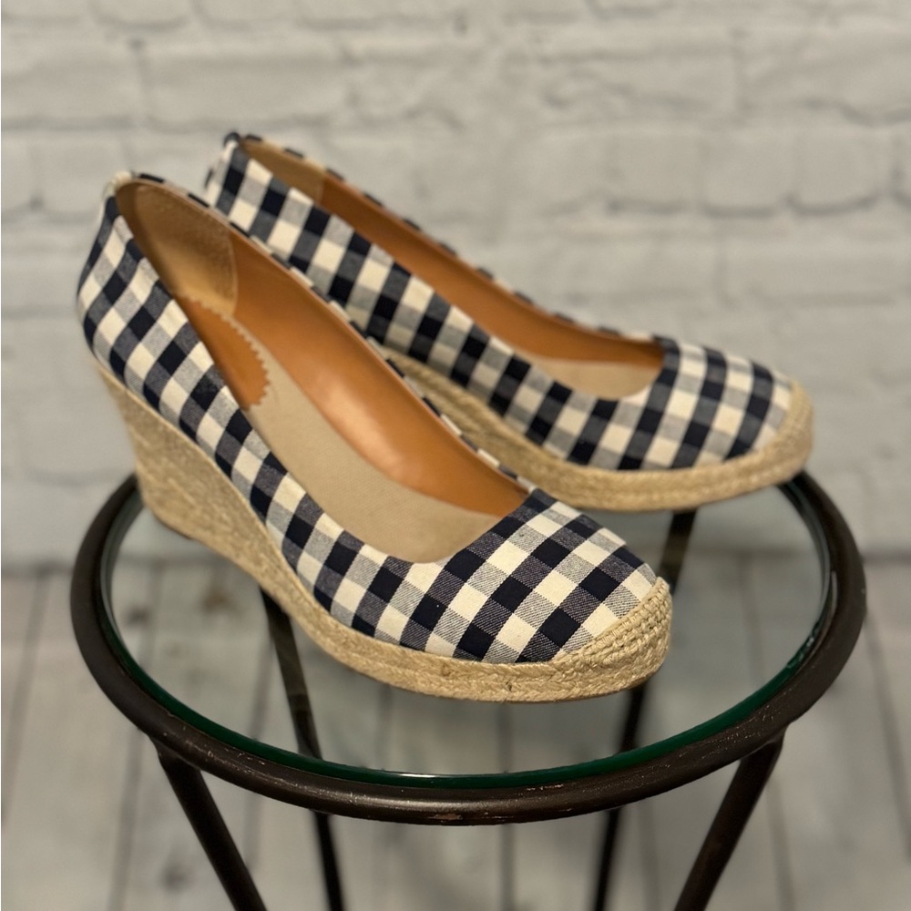 EUC J. Crew Espadrille Wedge Shoes